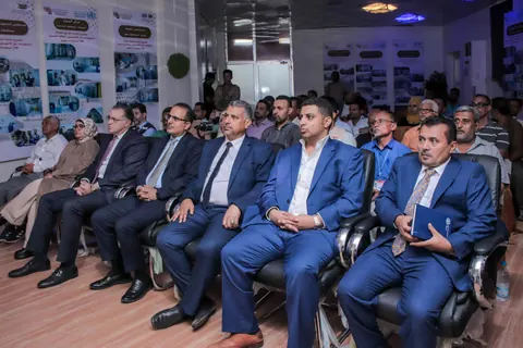 صورة 5 — افتتاح 14 مصنع أكسجين طبي — اليمن — جانب من فعالية تدشين المشروع